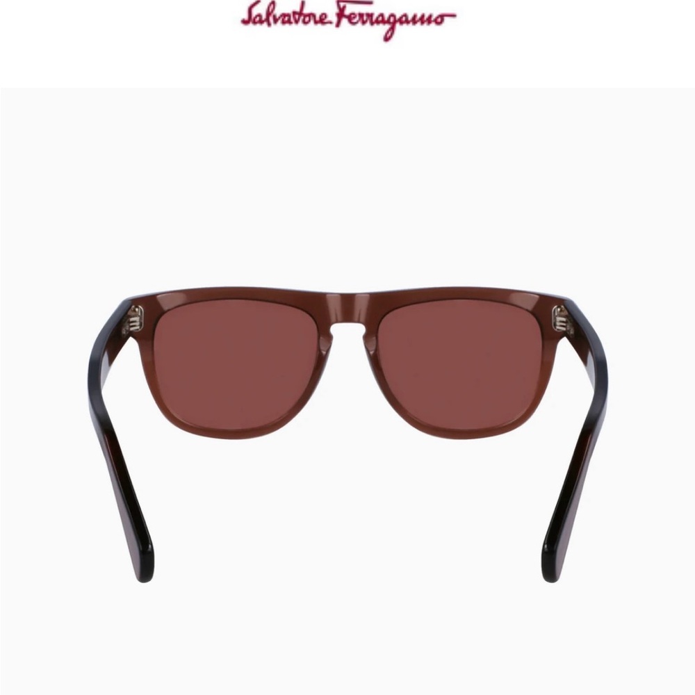 NEW!! Salvatore Ferragamo Chestnut Brown Sunglasses SF1111S